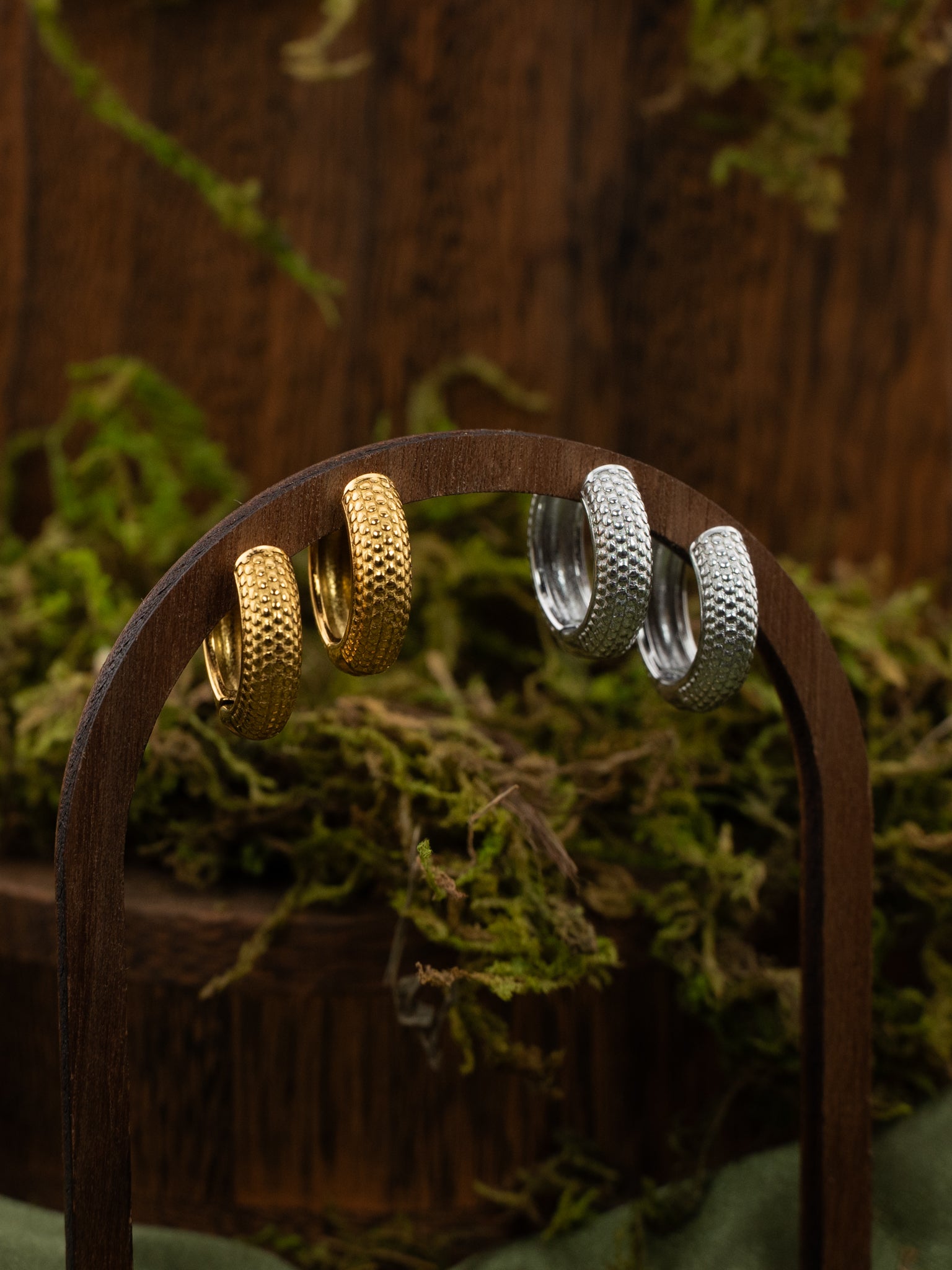 DRAGON SCALE HOOPS